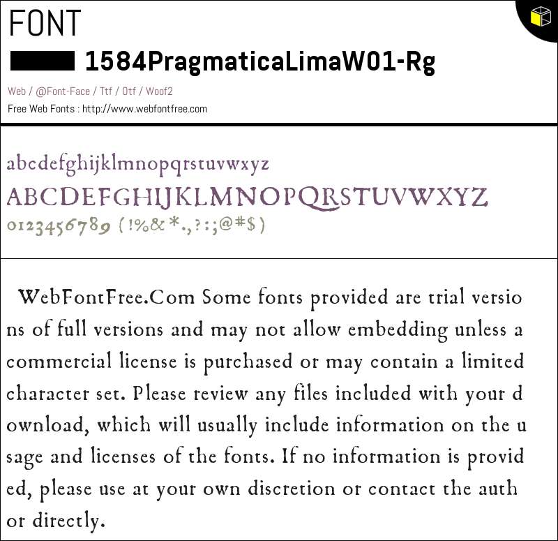Lima Code Download 1584 Pragmatica Lima W01 Rg Fonts Downloads - WebFontFree.Com