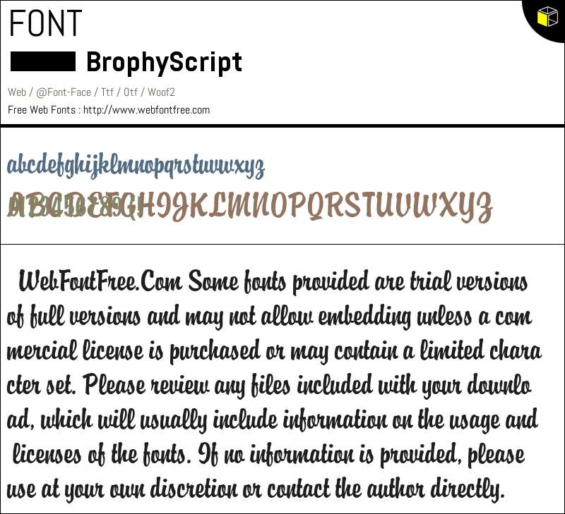 Brophy Script Brophy Script Fuentes Descargar - WebFontFree.Com