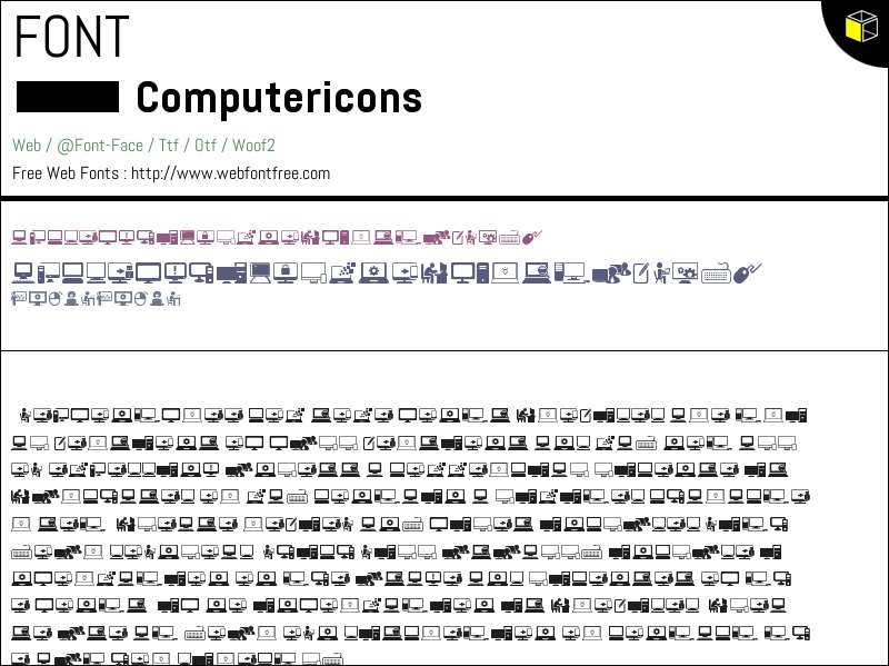 Computer icons Fuentes Descargar - WebFontFree.Com