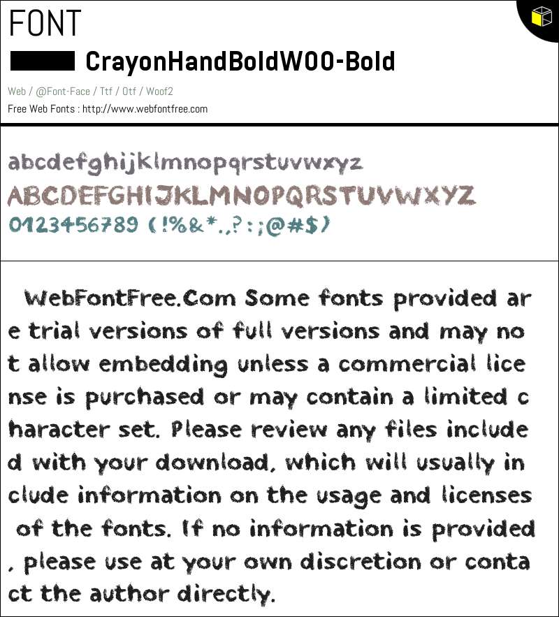 Crayon Hand Bold W00 Bold Fonts Downloads WebFontFree Com Crayon Hand Bold W00 Bold Fonts Downloads WebFontFree Com