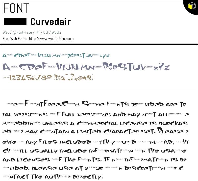 Curved air Fonts Downloads - WebFontFree.Com