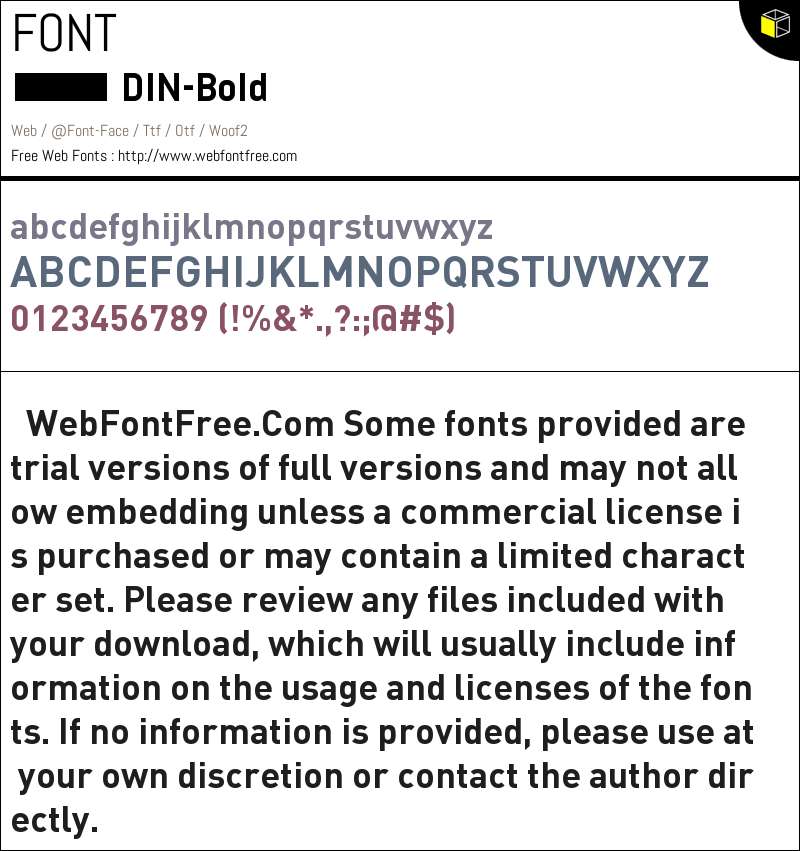 DIN Bold Fonts Downloads WebFontFree Com DIN Bold Fonts Downloads WebFontFree Com