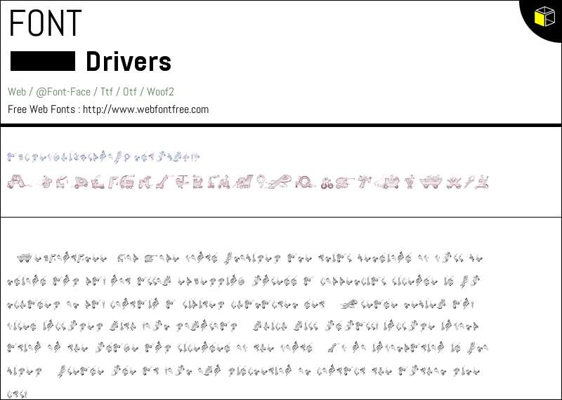 Drivers Fonts Downloads - WebFontFree.Com