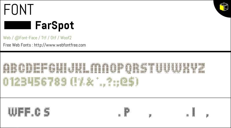 Far Spot Fonts Downloads - WebFontFree.Com