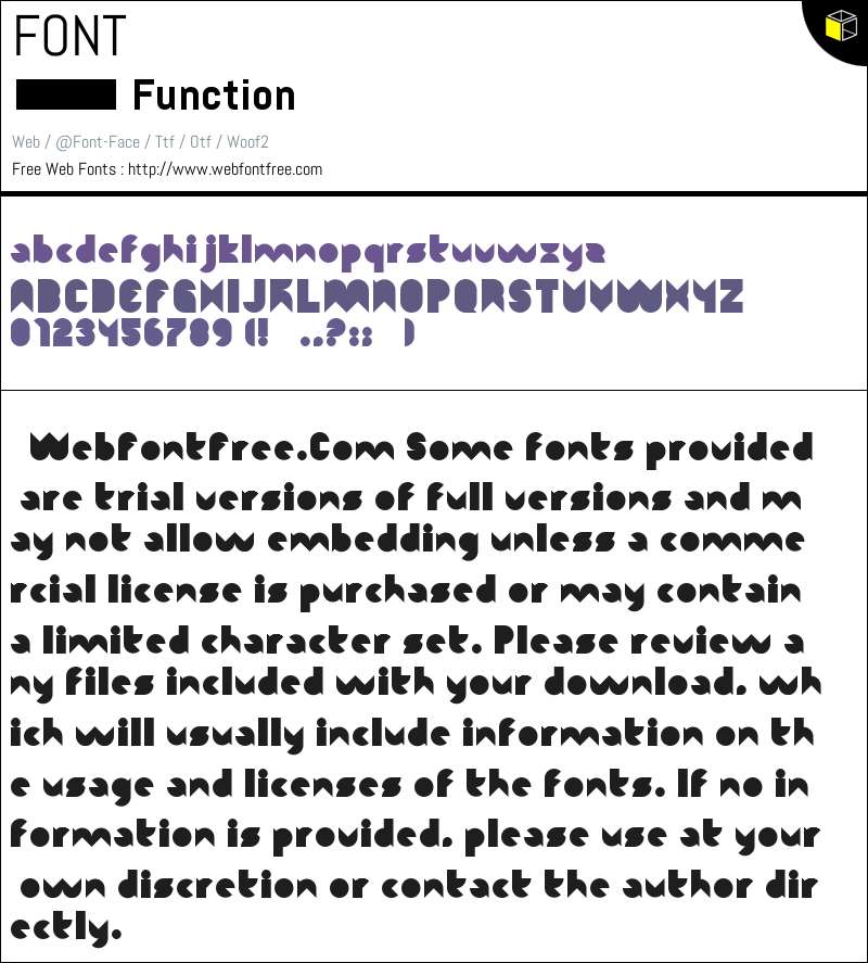 Function Script Font Function Fonts Downloads - WebFontFree.Com