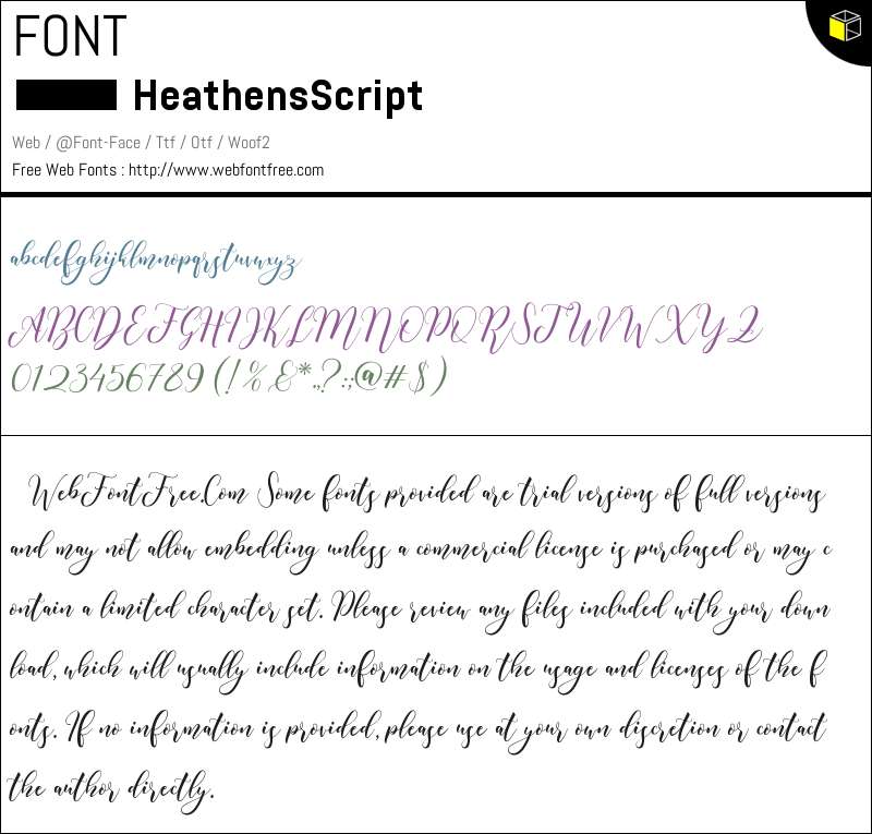 Heathen Script Heathens Script Fuentes Descargar - WebFontFree.Com