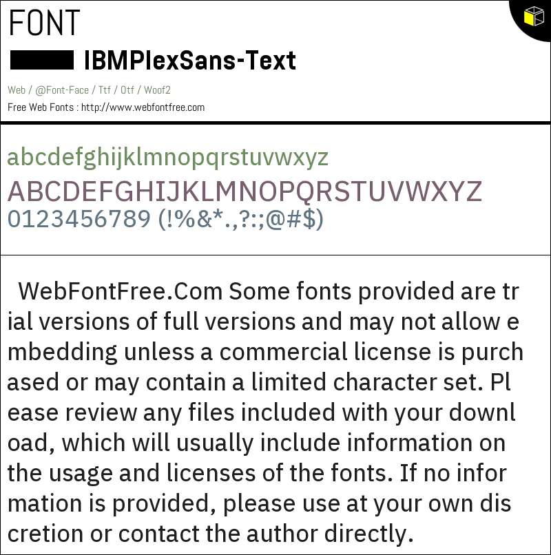 Ibm Format Text IBM Plex Sans Text Fonts Downloads - WebFontFree.Com