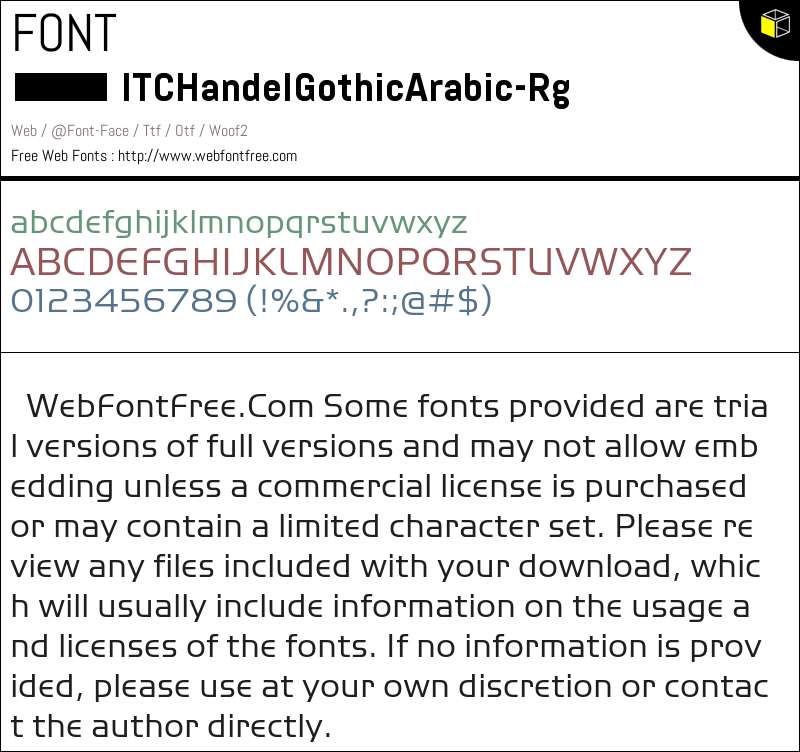 ITC Handel Gothic Arabic Fonts Downloads WebFontFree Com ITC Handel Gothic Arabic Fonts Downloads WebFontFree Com