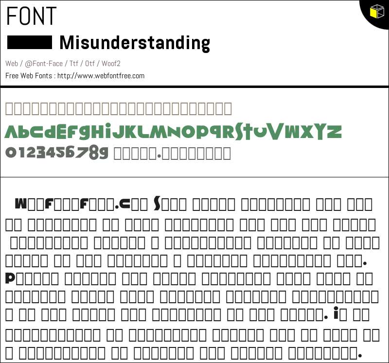 Misunderstanding Fonts Downloads - WebFontFree.Com