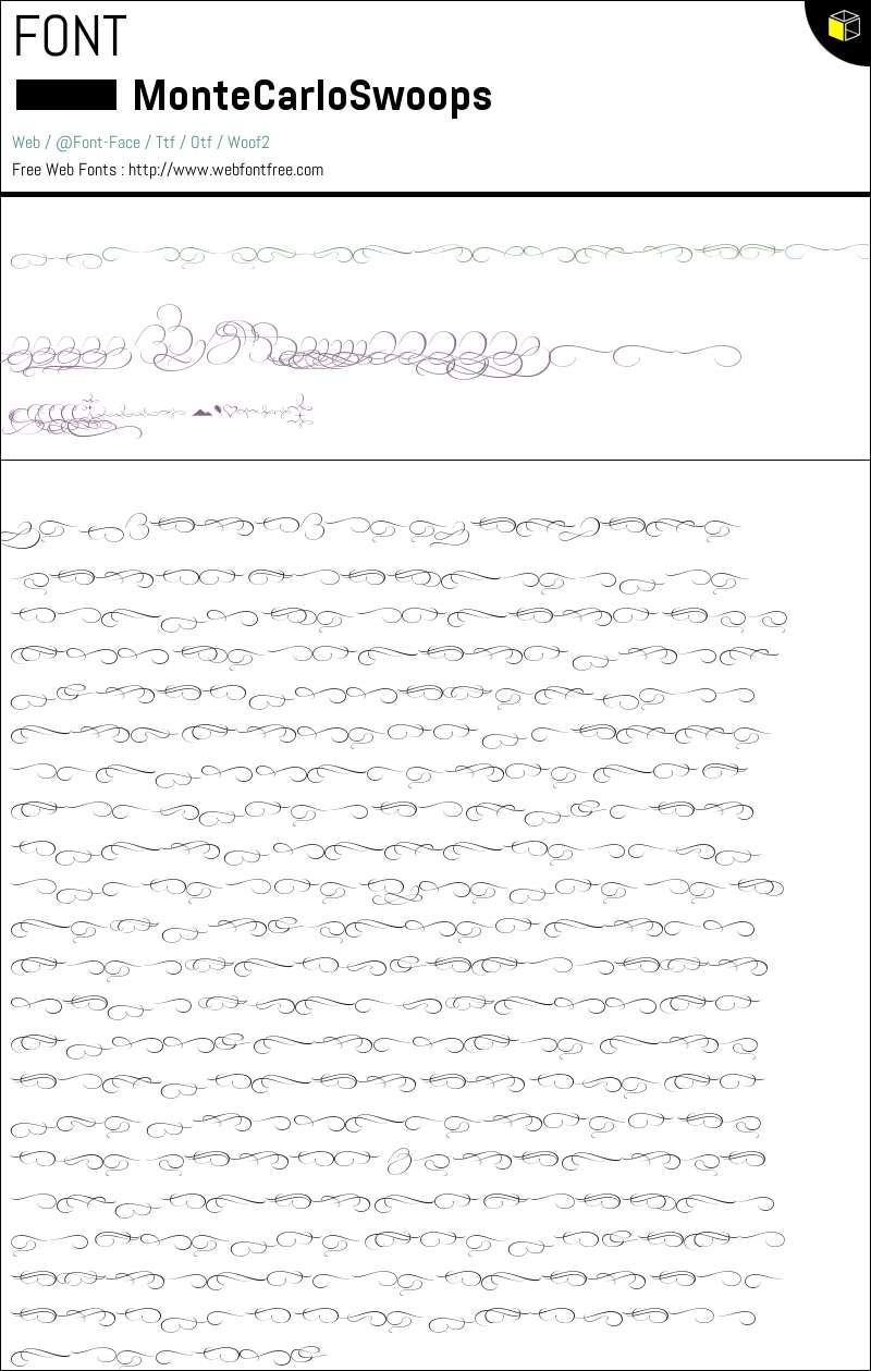 MonteCarloSwoops Fonts Downloads - WebFontFree.Com