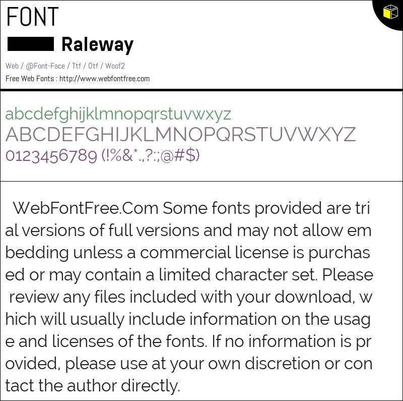 Show Me Raleway Raleway 字体 下载 - WebFontFree.Com