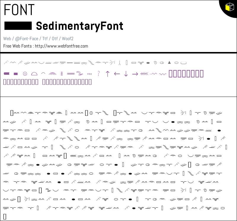 Sedimentary Rocks Font SedimentaryFont Fuentes Descargar - WebFontFree.Com