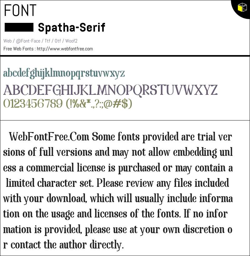Setaph Font Spatha Serif Fuentes Descargar - WebFontFree.Com